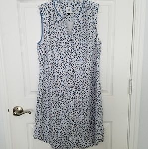Cabi Leopard Print Shirtdress, Medium
